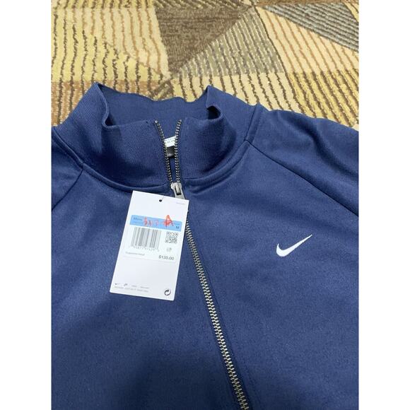New Nike Authentic 6453 Track Jacket Navy Blue Medium - Picture 3 of 7